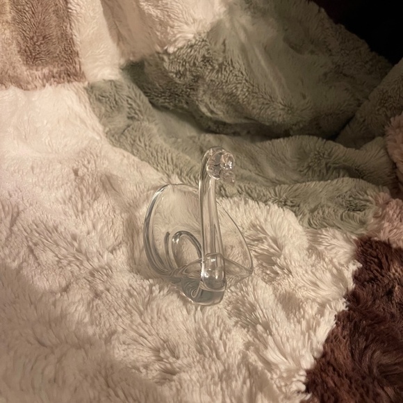 Vintage Duncan & Miller Pall Mall Swan Dish-Clear Glass - Picture 4 of 6